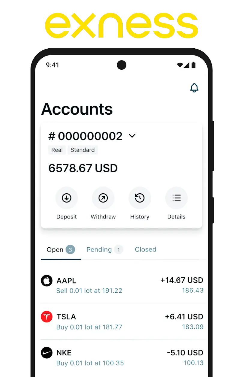 Exness 在电话中与杠杆规则